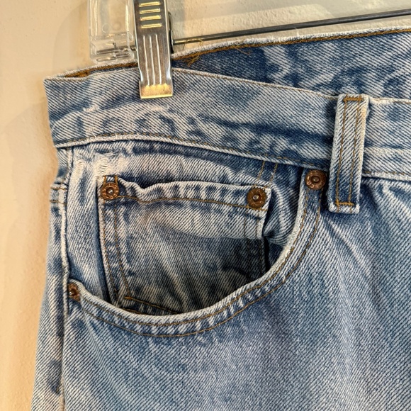 Vintage Restored Levi 501 Jeans 32"W X 28 1/2" Inseam - Picture 5 of 16